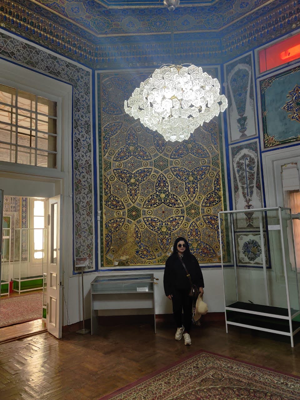 The highly decorative White Hall of the Sitorai-Mokhi Khosa summer palace