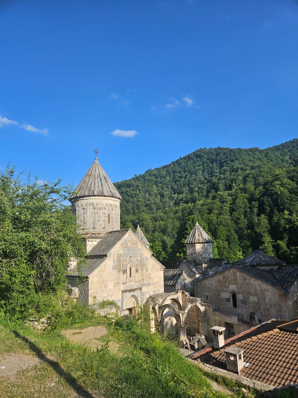 The historical Haghartsin Monastery complex hidden in Armenian forests