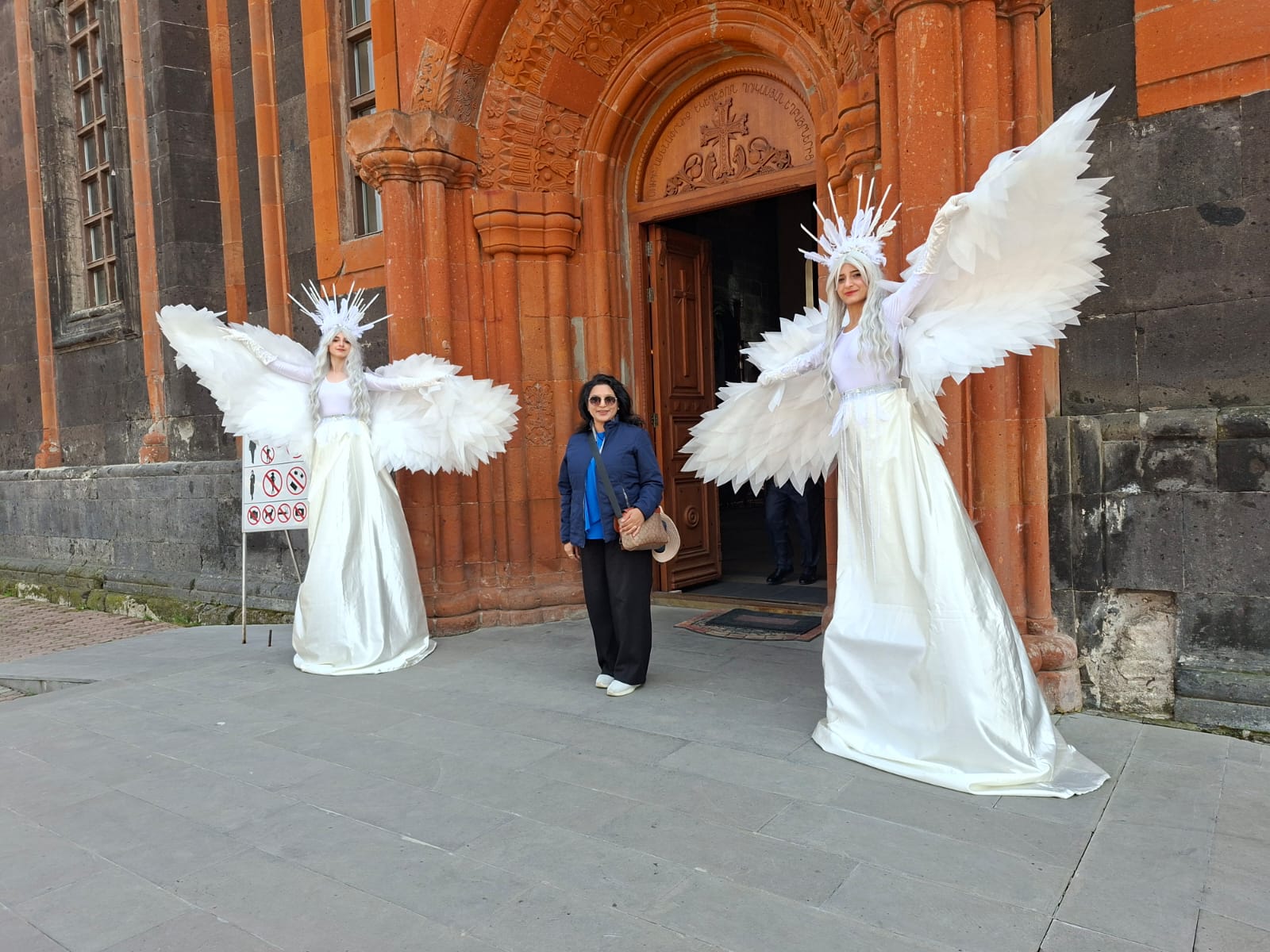 Vibrant streets in Gyumri showcasing local Armenian life