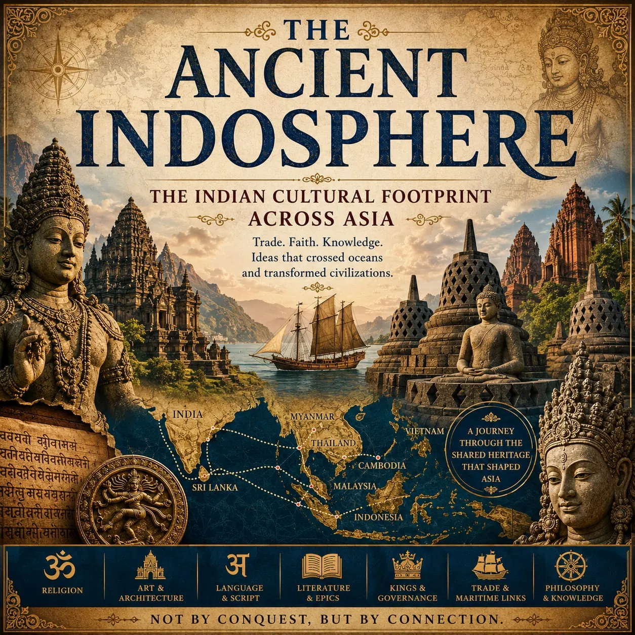 The Ancient Indosphere - The Indian Cultural Footprint Across Asia