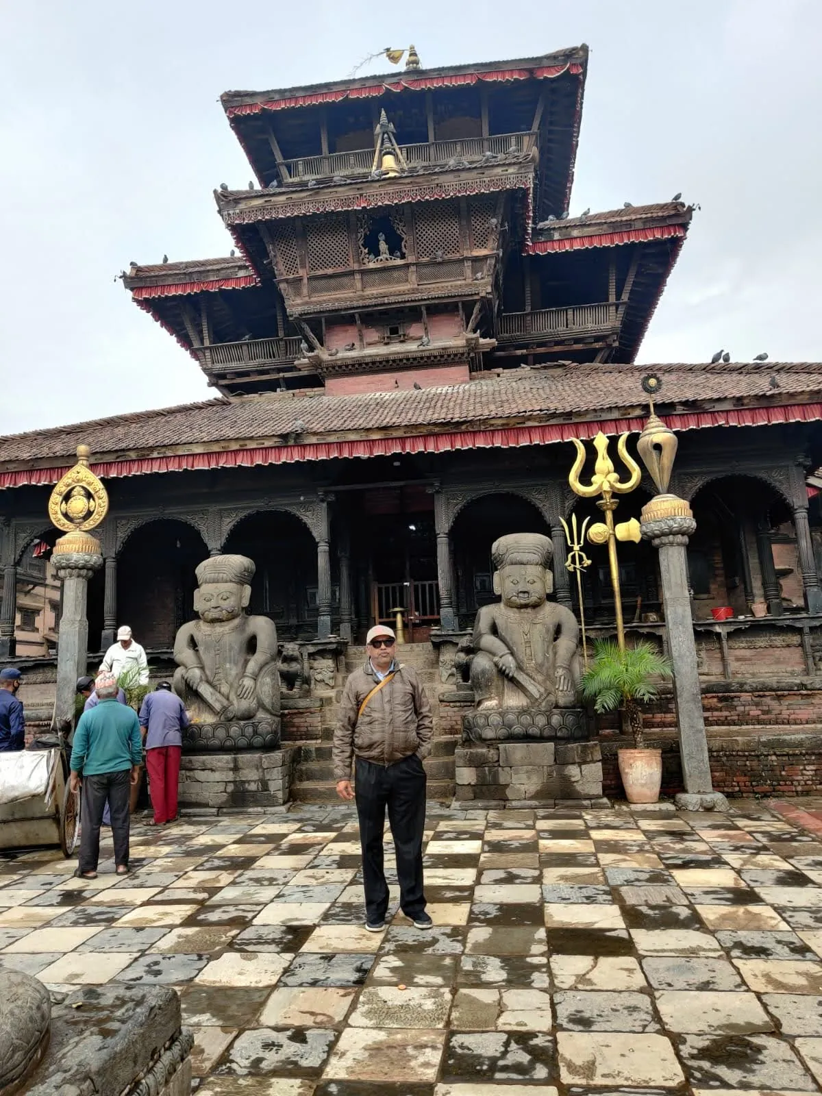 Dattatreya Temple built from a single tree in Dattatreya Square