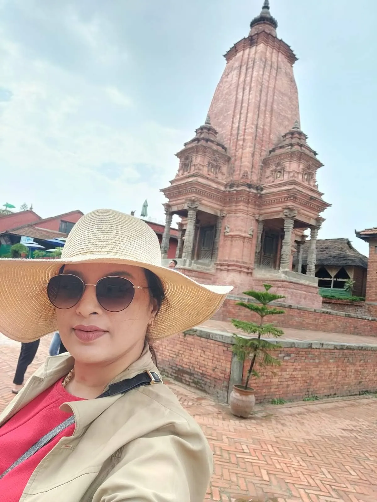 Terracotta Shikhara architecture of Siddhi Lakshmi Temple
