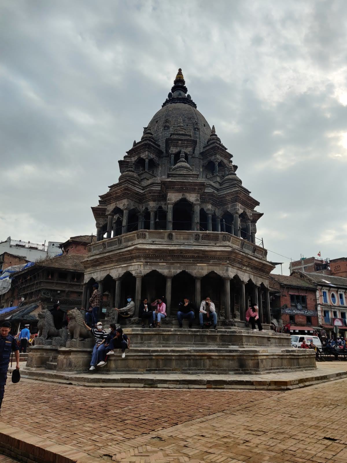 Chyasim Deval, an octagonal stone temple dedicated to Lord Krishna