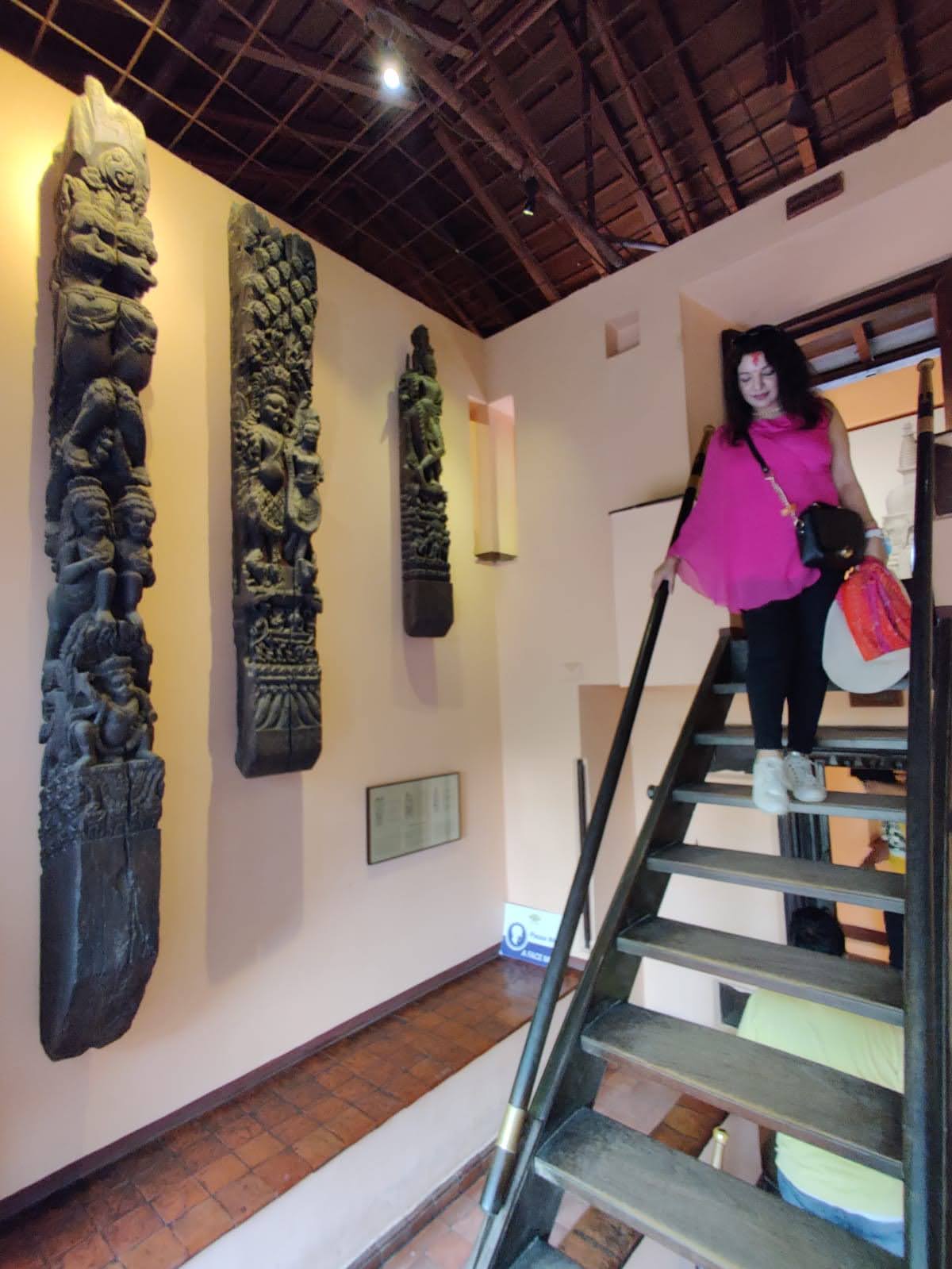 Inside the Patan Museum showcasing sacred Newari artifacts