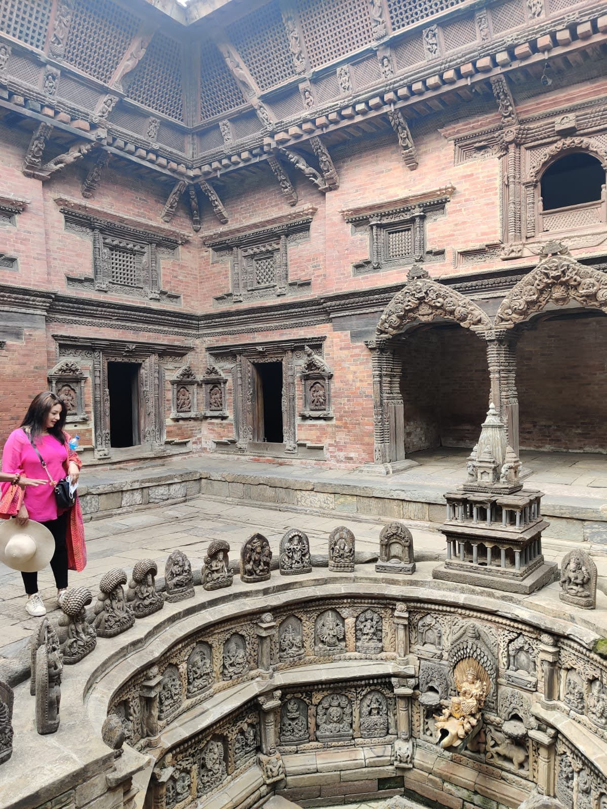 Tusha Hiti, the sunken Royal Bath stepwell in Sundari Chowk