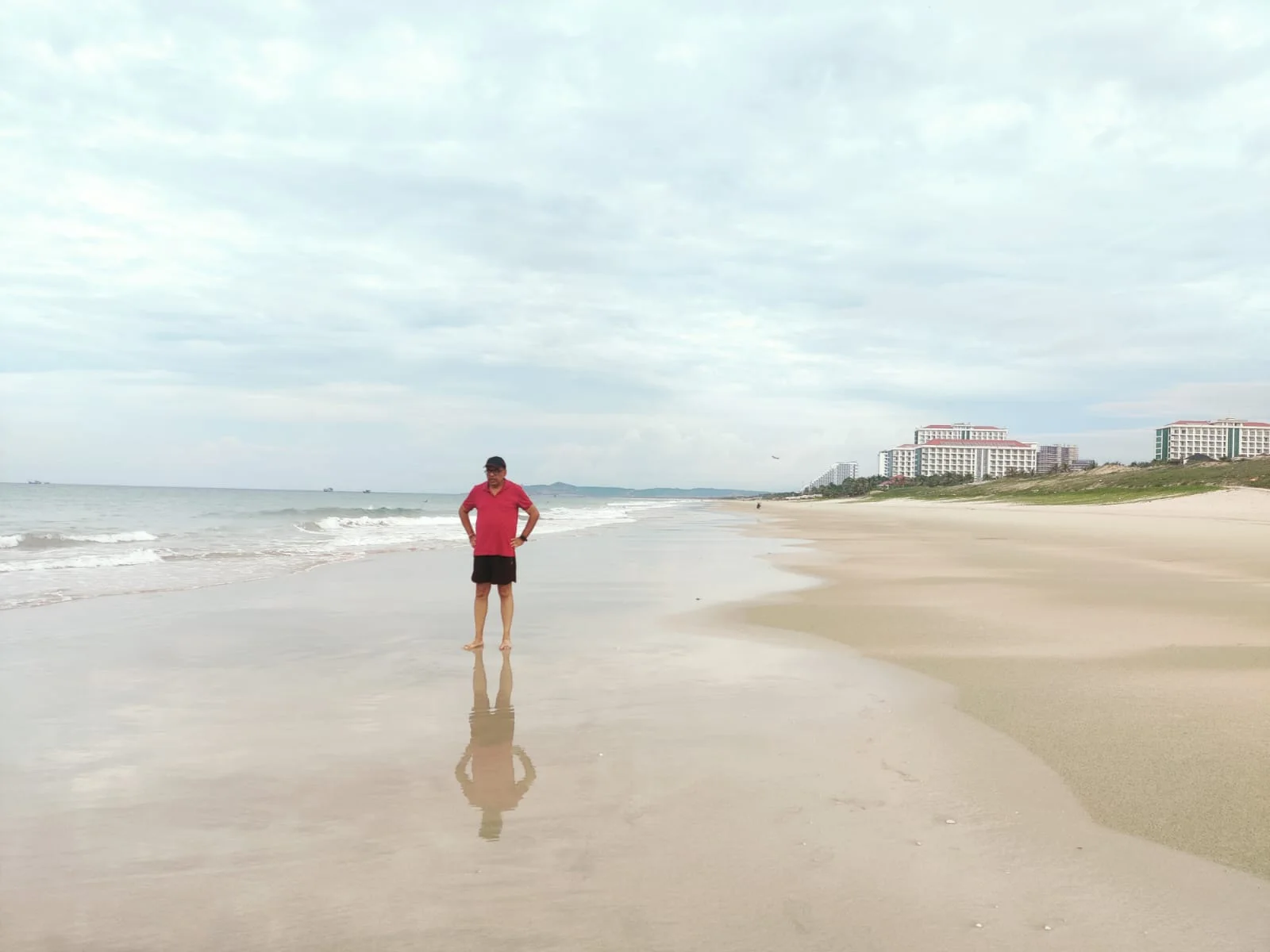 The sandy coast of Nha Trang