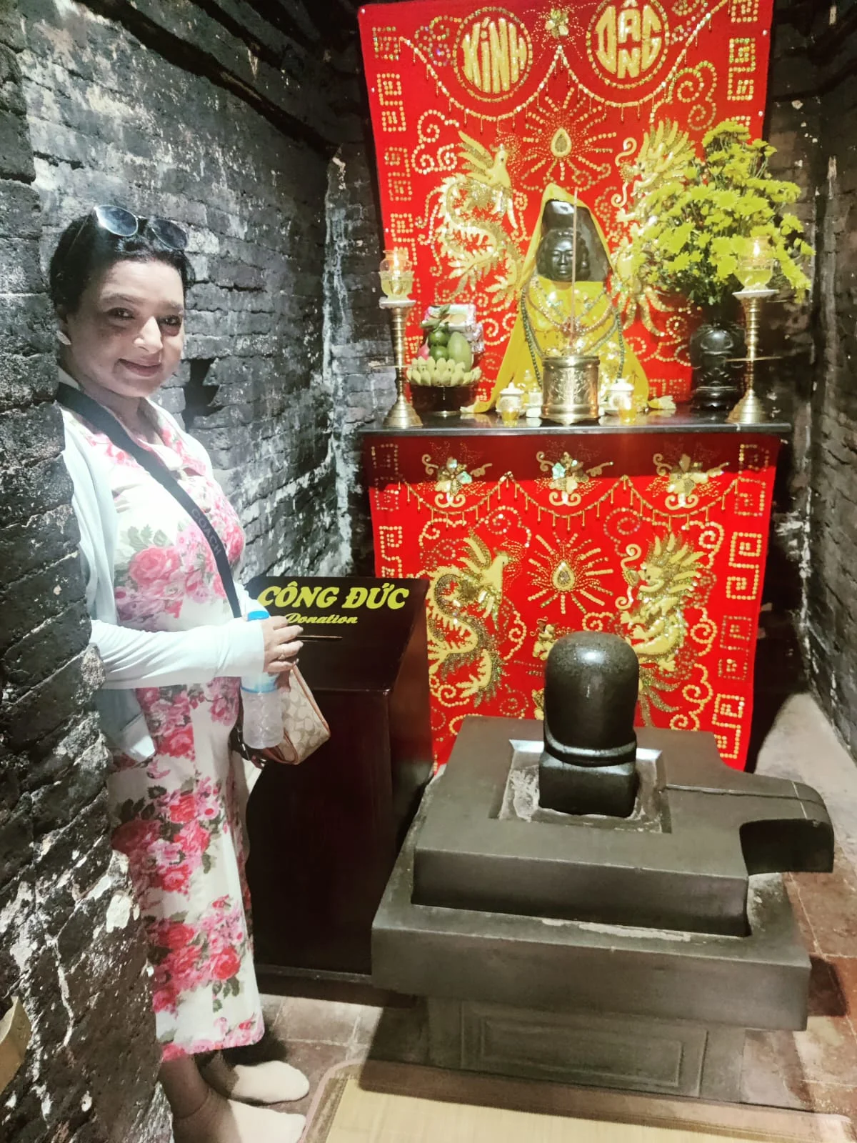 The sacred inner sanctum shrine of Mother Goddess Po Nagar