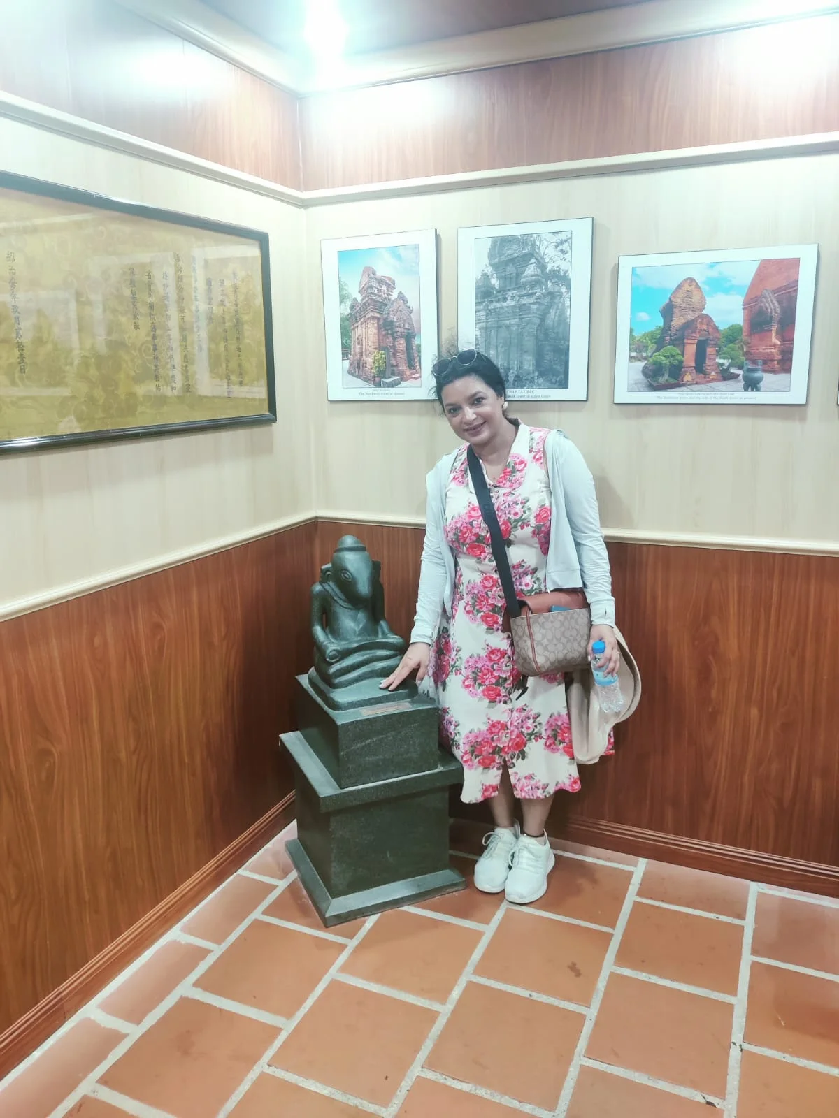 Cham museum artifacts and ancient inscriptions