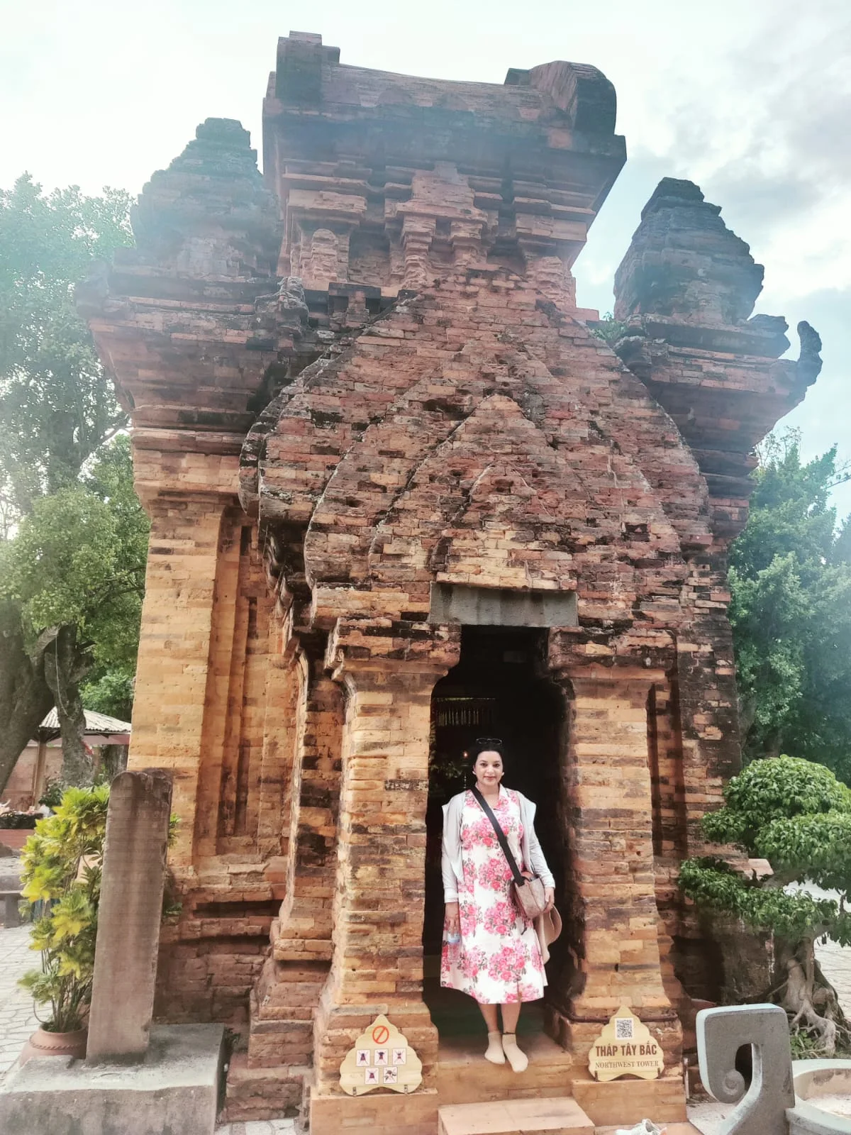 Carved entrance portal of the tower sanctuary