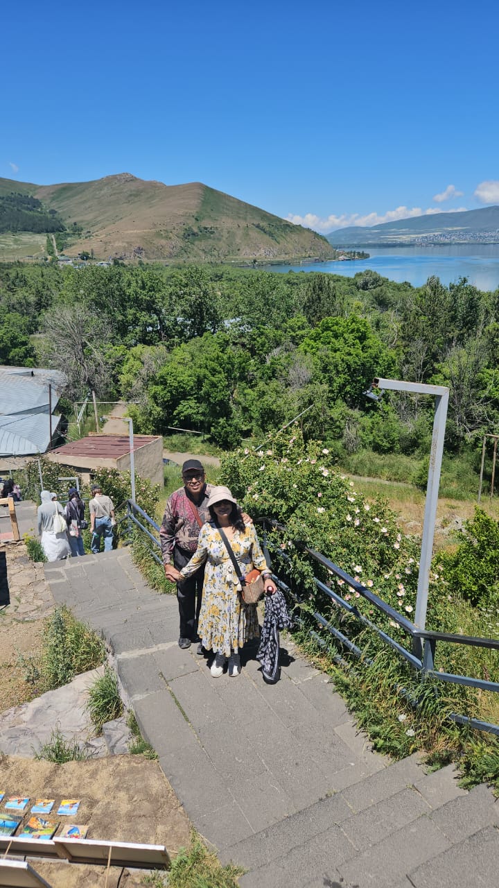 Historical artifacts and spiritual details near Lake Sevan