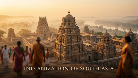 Promotional photo for the Indianization of South Asia expedition