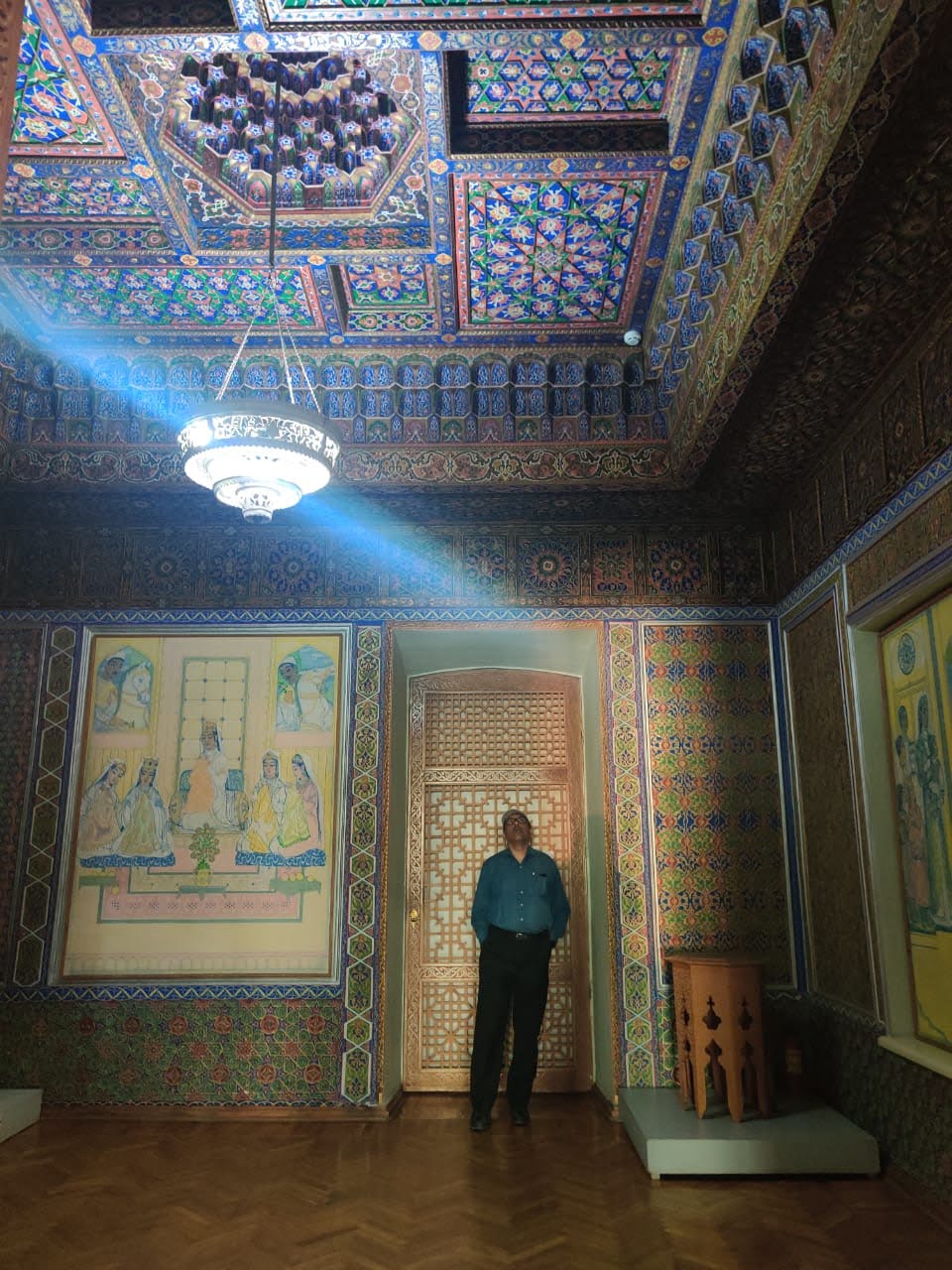 Ancient statues and pottery exhibits inside State Museum