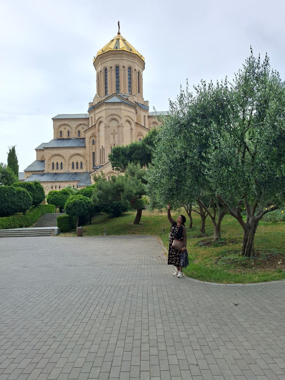 Holy Trinity Cathedral detail in Tbilisi 2