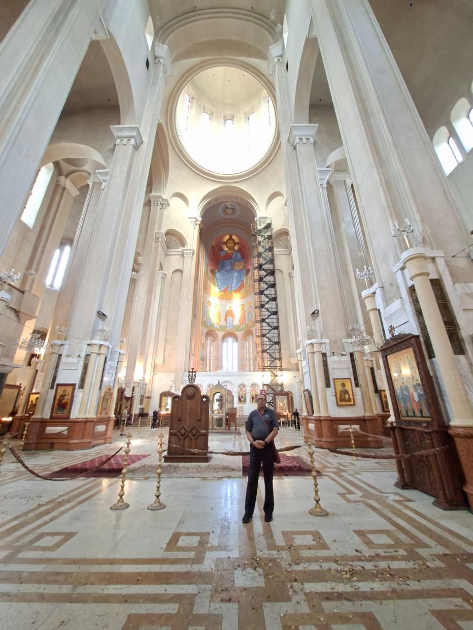 Holy Trinity Cathedral detail in Tbilisi 3