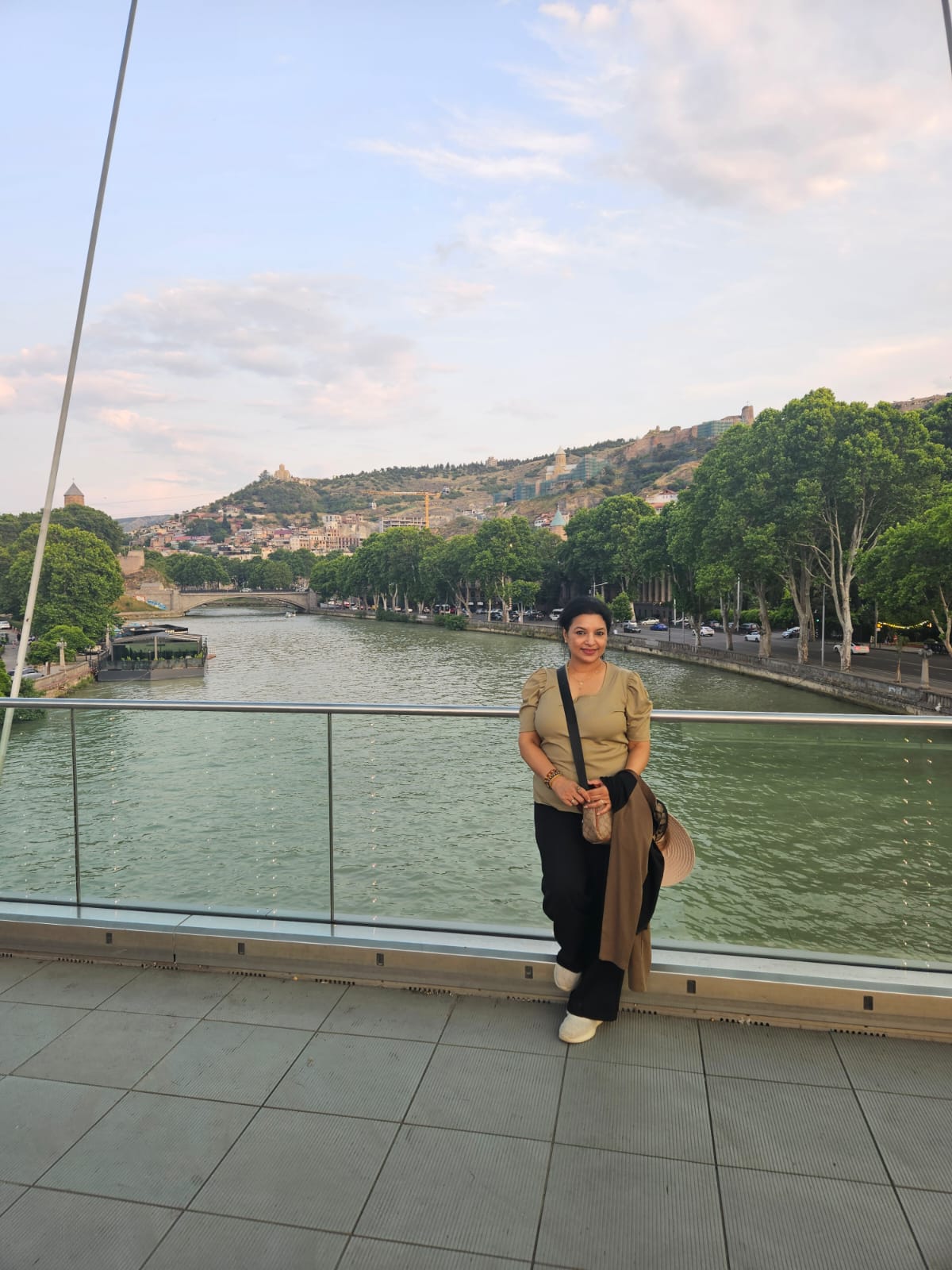 Historic skyline and hillside architecture of Tbilisi