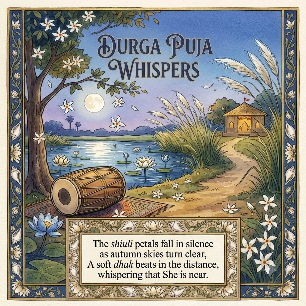 Beyond the Pandals: The Soul of Durga Puja Whispers Artwork Kolkata