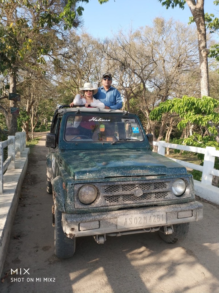 Open jeep safari in Kaziranga National Park