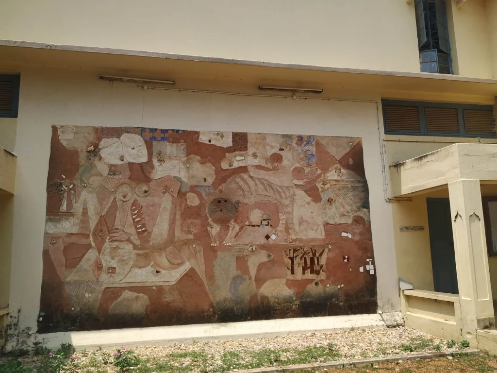 Terracotta Relief Wall Mural