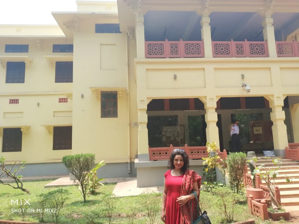 Rabindra Bhavana museum building at Visva-Bharati University