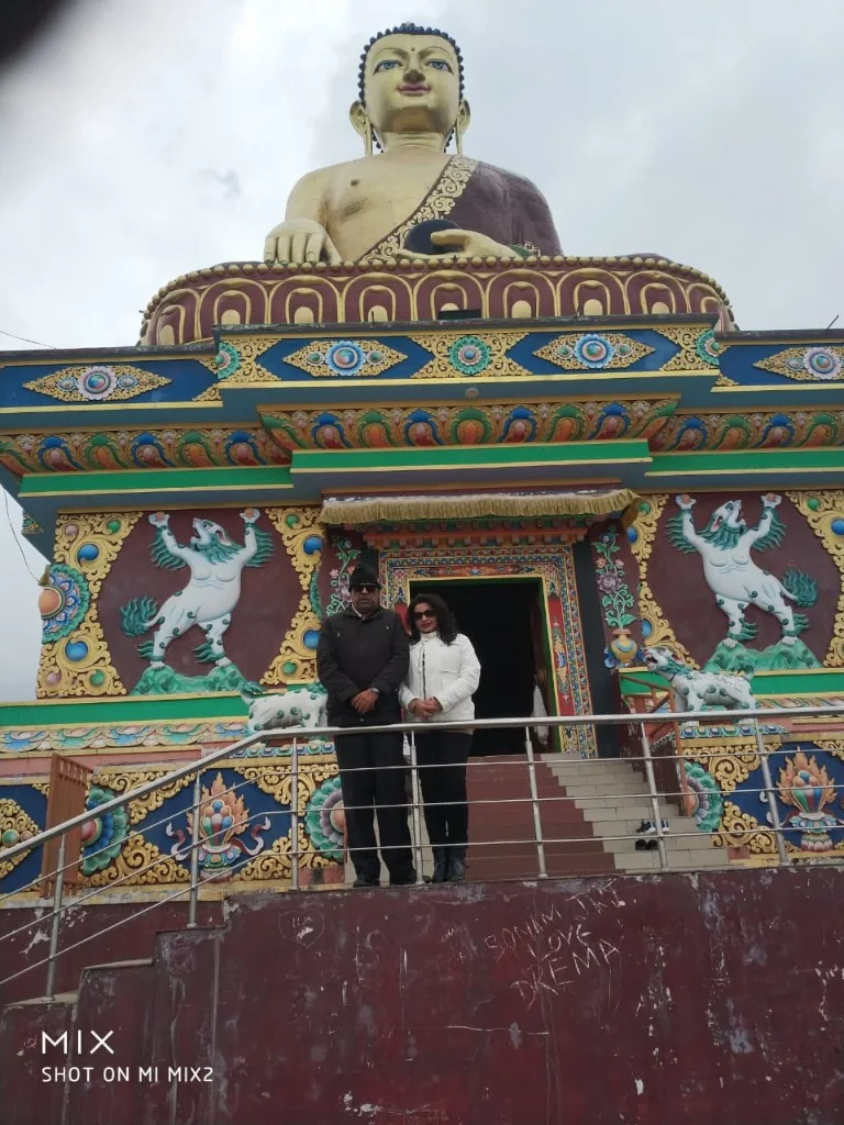 Majestic Buddha statue in Tawang