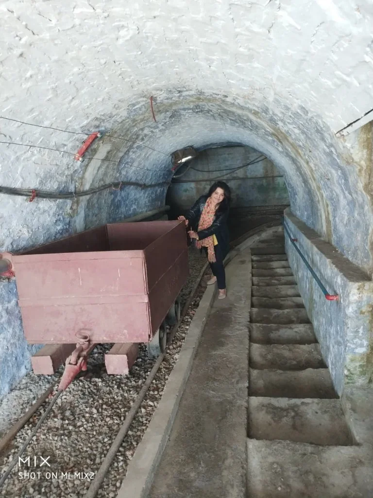 Underground coal mine tunnel at Margherita Coal Heritage Museum
