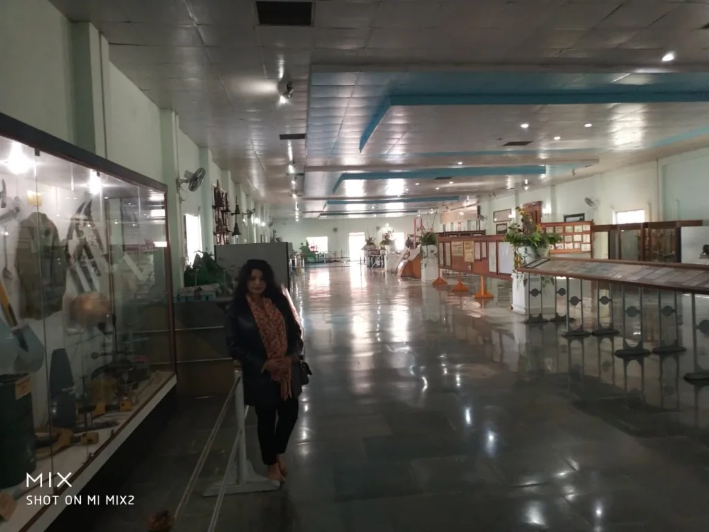 Indoor exhibition hall of Digboi Oil Museum