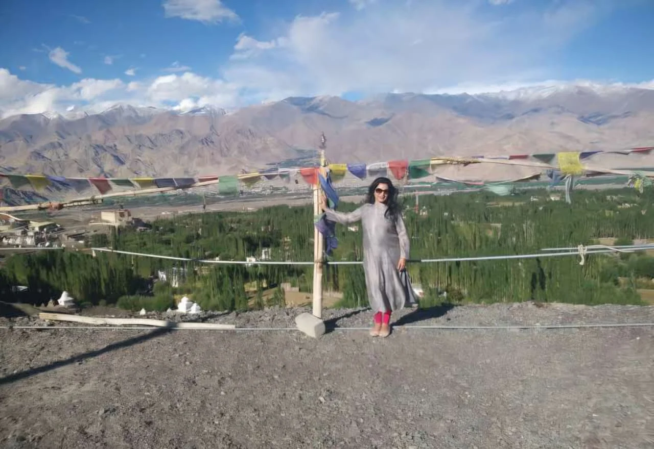 Tiered architecture of Thiksey Monastery resembling the Potala Palace of Lhasa