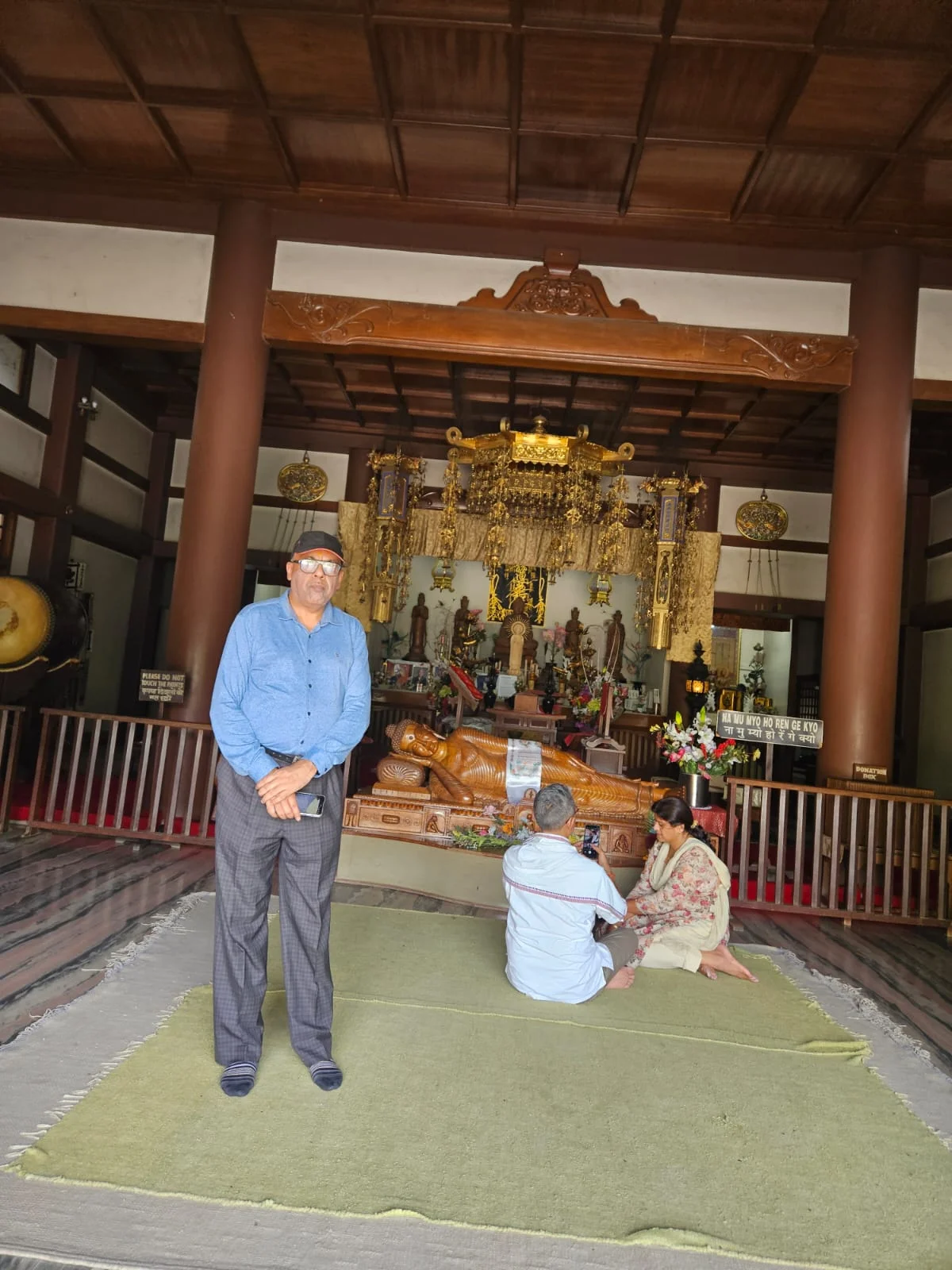 Vast inner courtyard showing the tranquil architectural lines and peaceful halls