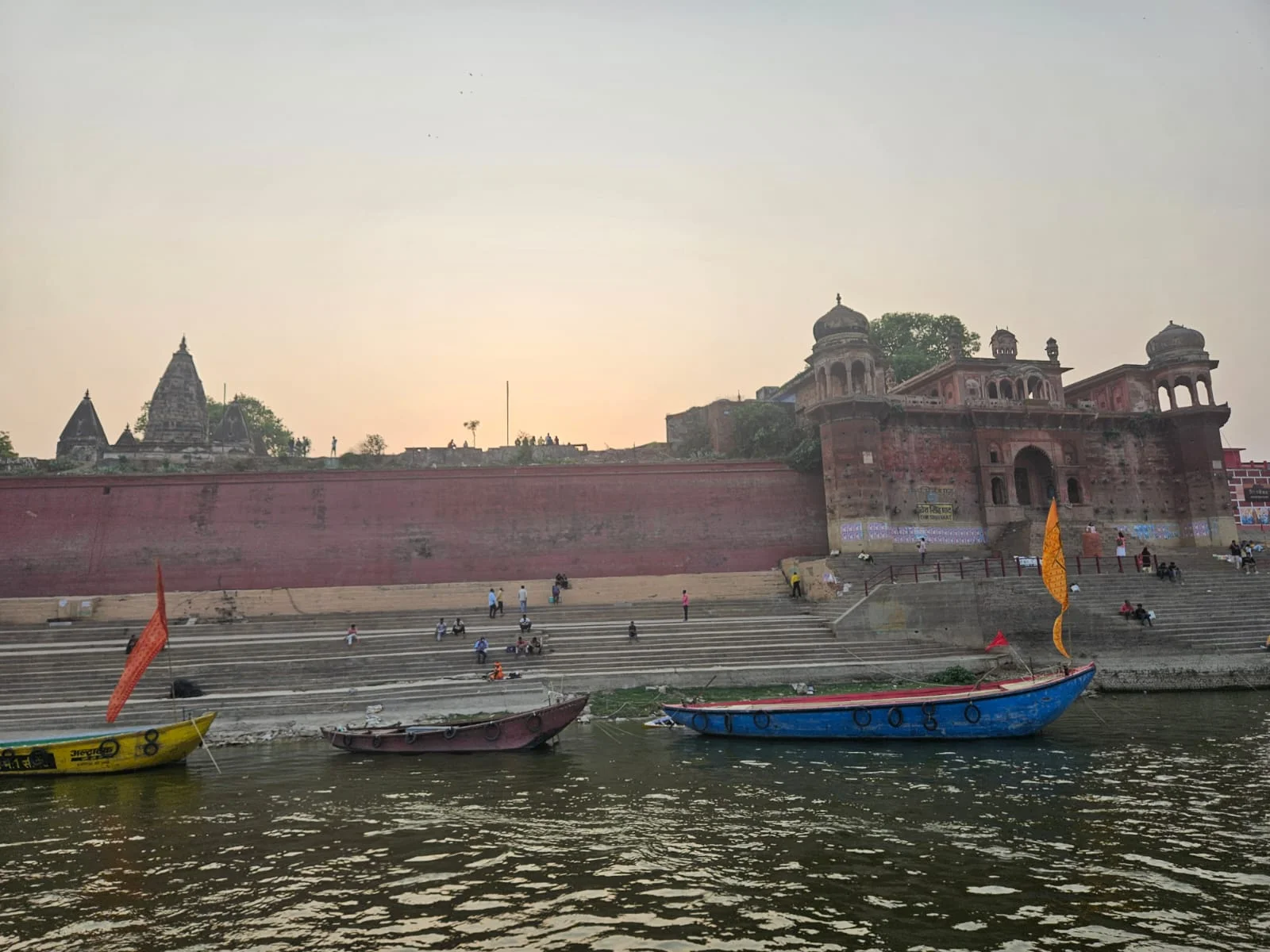 Stately palace building at Panchakot Ghat constructed by West Bengal royalty in the 19th century