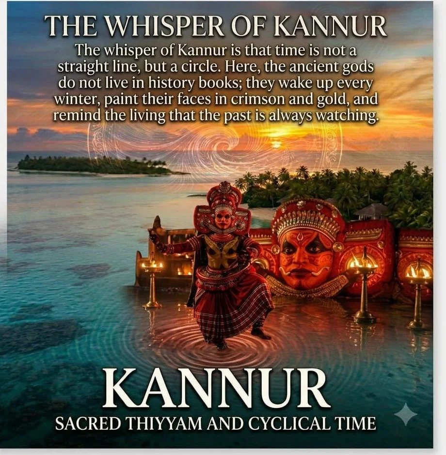 The Whisper of Kannur - Sacred Theyyam and Cyclical Time artwork