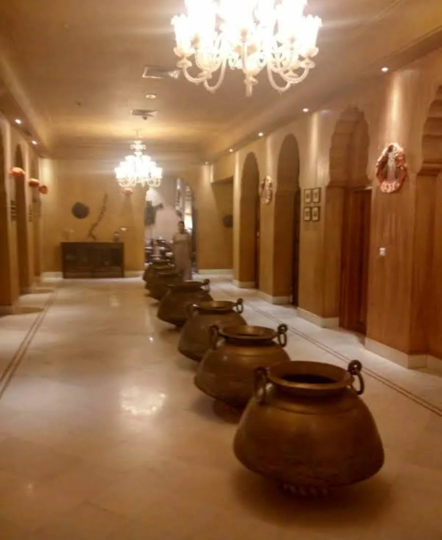 Suryagarh Brass Vessels Hallway