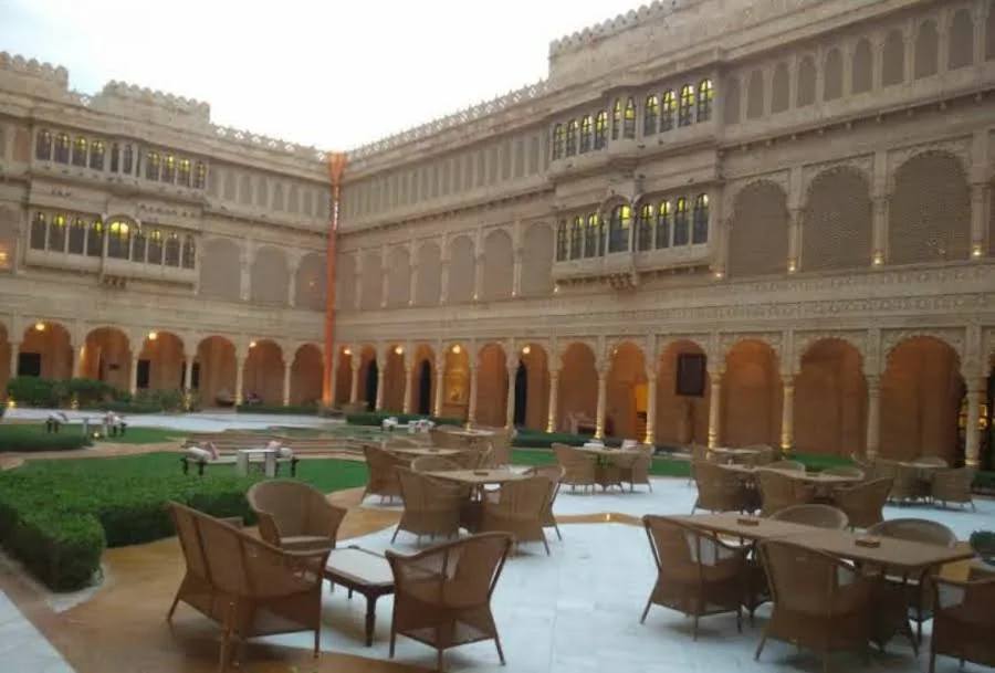 Suryagarh Inner Courtyard Day